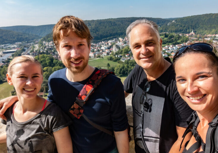 In der Ruine des Rusenschlosses