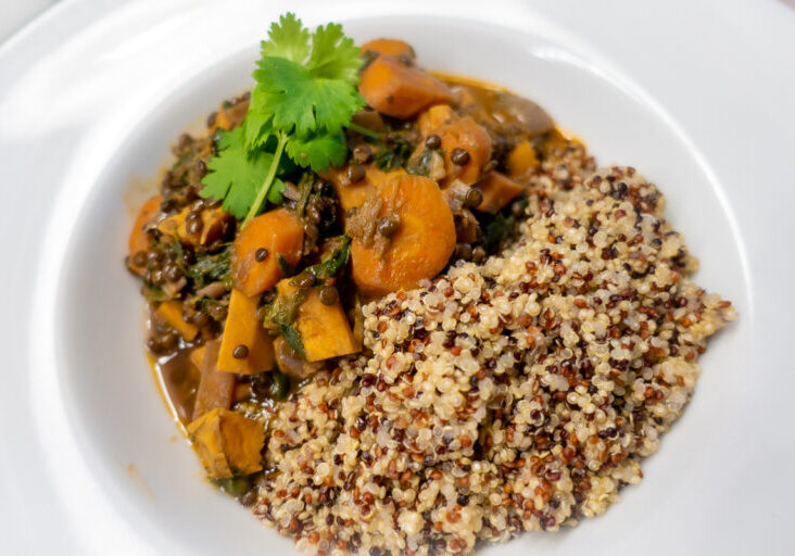 Belugalinsen-Curry
