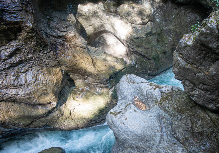"GeldTöpfchen" in der Breitachklamm