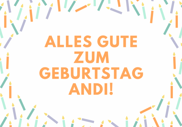 Geburtstag Kerzen Rand Karte
